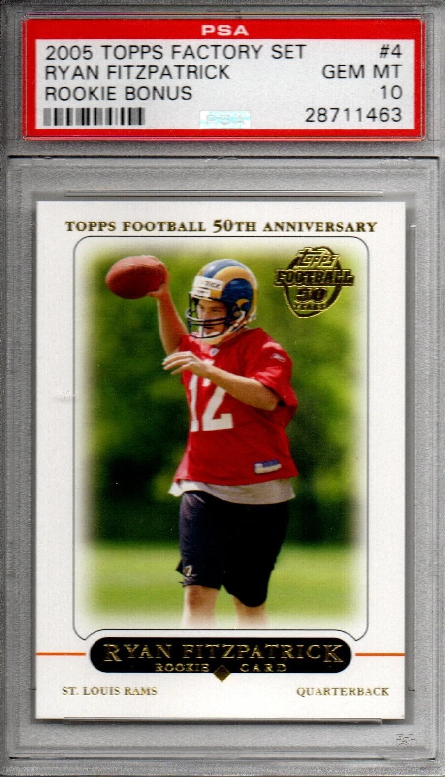 Ryan Fitzpatrick Topps Factory Set Rookie Bonus #4 Base