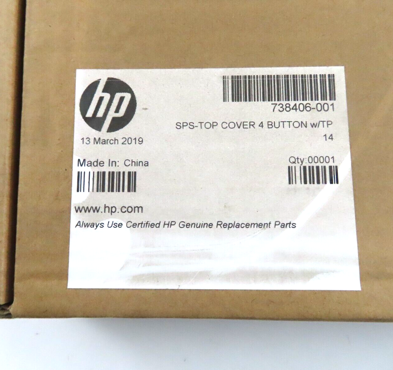 HP ProBook 640 645 G1 Palmrest Top Case Cover + Touchpad - 738406-001