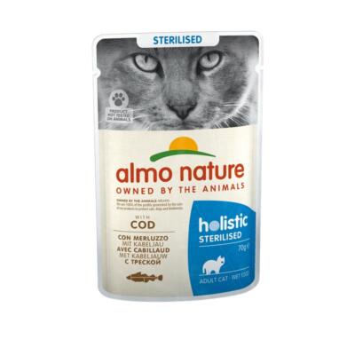 Almo Nature Holistic Sterilised mit Kabeljau | 30x 70g