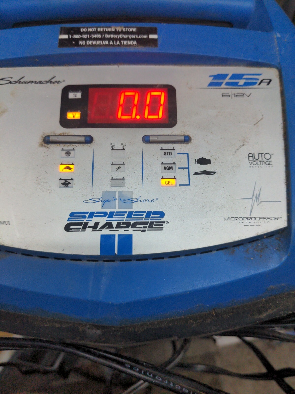 Schumacher XCS15 Fast Charge 15A 6/12V Battery Charger Auto voltage eBay