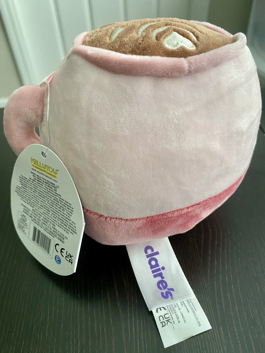 Yay! 5” EMERY the Pink LATTE HOT CHOCOLATE Drink Cup Food Squishmallow  Plush Toy 