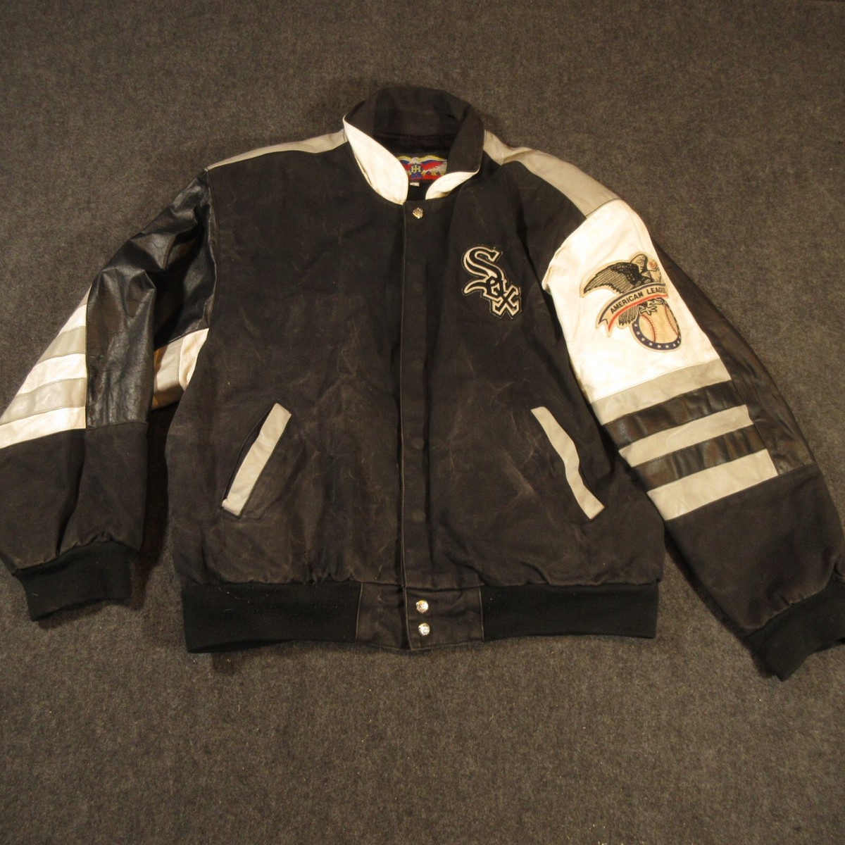 Vintage 90s Jeff Hamilton Varsity Jacket MLB Chicago White Sox 