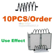 MOC WWII Military Barbed Wire Protection Net Base Plate Building Bricks Blocks