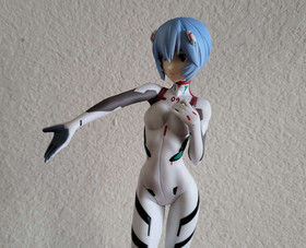 Neon Genesis Evangelion Rei Ayanami Hand Over/Momentary White SEGA Anime Figure