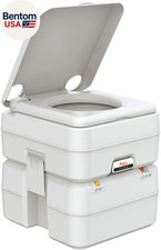 Portable Toilet for RV, Boat, and Camping 5.3 Gallon - Multifunctional 