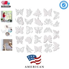 32 Pieces Window Decals for Bird Strikes Anti Collision Window Clings Decals ...