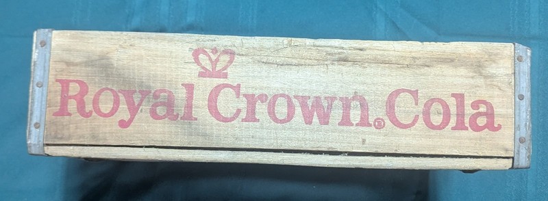 Royal Crown Cola Vintage Wooden Crate - Newark N.J - Durabilt Beverage Case