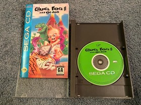Chuck Rock II (2) Son Of Sega CD 1993 Excellent Condition w/Blank Warranty Card