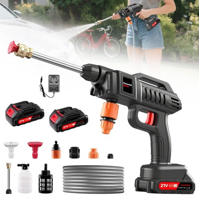 #ad Cordless Pressure Washer Battery Powered 1500W Portable Power Washer 60Bar $52.99