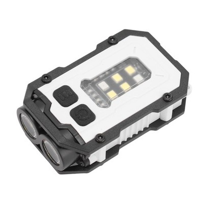 Small Powerful Flashlight 300LM USB Rechargeable Mini Pocket Keychain Fl SET