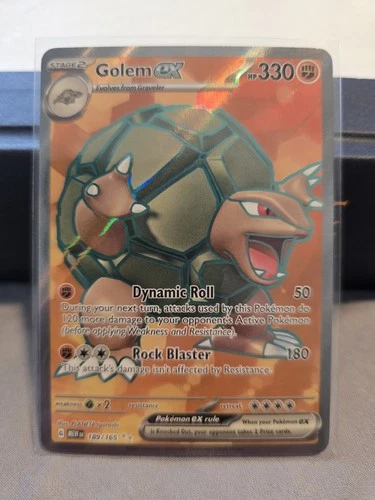 Pokémon TCG Golem ex 189/165 SV: Scarlet & Violet 151 Ultra Rare NM B