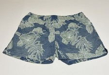 Tommy Bahama Mens Swim Trunks XL Blue Tropical Hawaiian Lined Floral