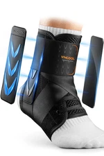 Slim-Fit Ankle Brace for Sprained Ankle, Quick Lace up Ankle Support for Women M