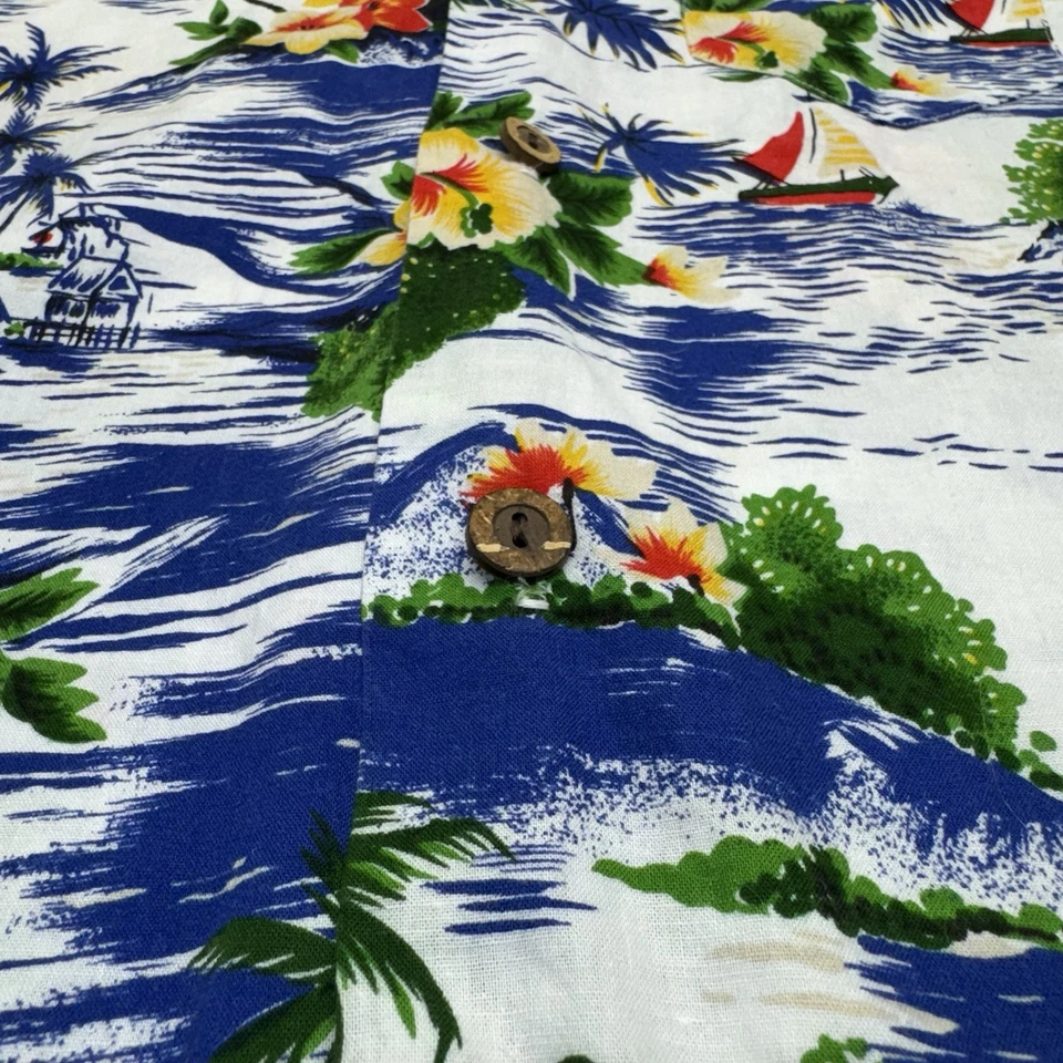 Vintage Duke Kahanamoku Shirt Mens Size Medium Made In USA By Catalina - Image 2 of 4