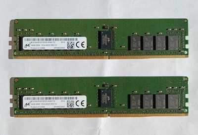 HPE Micron Kit 2 x 16GB DDR4 2933 ECC RDIMM 2Rx8 PC4-23400 - MTA18ASF2G72PDZ