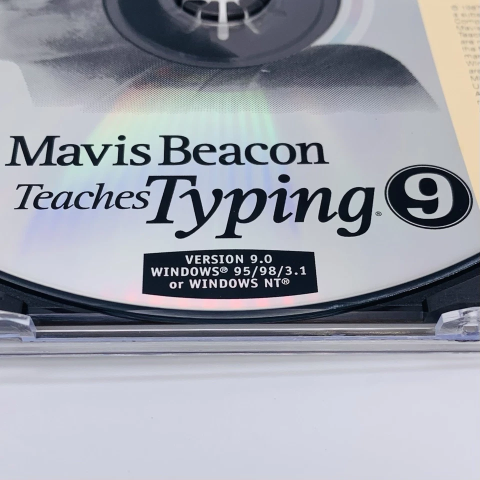 Mavis Beacon Teaches Typing Version 9 PC Windows, 1998 Ages 8 and Up - Tested - Image 4 of 4