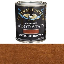 General Finishes Wood Stain Water Based Antique Brown Stain Pint