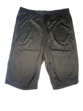 New Athletic Works Shorts Boys XL 14-16 Black Elastic Waist Pockets Athletic Gym