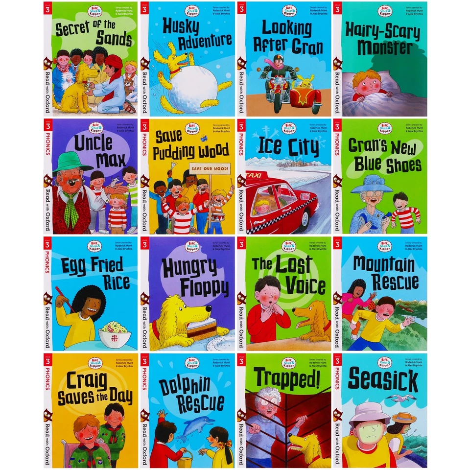 Biff, Chip and Kipper: Read with Oxford Stage 3 16 Books Set - Age 5+ -Paperback - Image 2 of 4