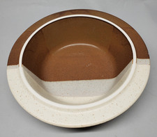 Vintage Fabrik Agate Pass 10 in Stoneware Large Serving Bowl MCM Jim McBride