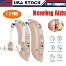 High-Performance Hearing Aids for Seniors Severe Hearing Loss, Recharge