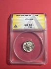 1935 Mercury Dime MS 63 FSB