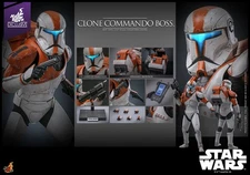*BRAND NEW* Hot Toys Clone Commando Boss Sixth Scale Figure (The Clone Wars)