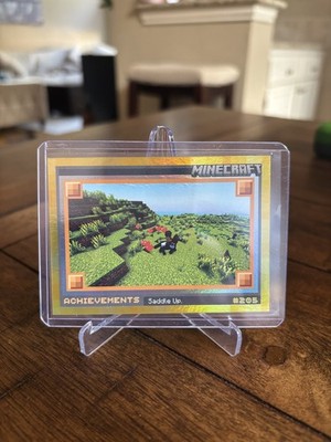 2024 Panini Minecraft Saddle Up Achievement Gold Foil /99 