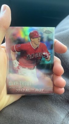Topps Chrome Mike Trout 2012 AL ROY Insert #MT-1 Los Angeles Angels MLB