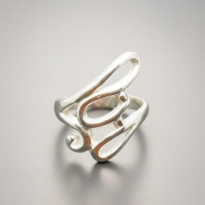 Echter Sterling Silber Ring massiv punziert 925 handgefertigt nickelfrei