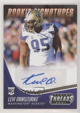 2021 Panini Chronicles Draft Picks Orange Levi Onwuzurike #TS-LON Auto xm5