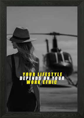 Arbeitsmoral & Lifestyle Gerahmtes Wandbild Poster Leinwanddruck Bild