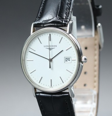 [Near MINT]  Longines Grand Classic L4.720.4 White Dial Date Quartz Men's Watch