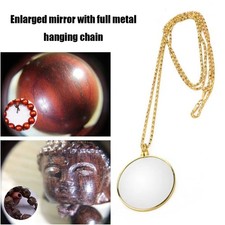 Gift Magnifier Pendant 5x Optical Magnifier Necklace Portable Monocle Elderly