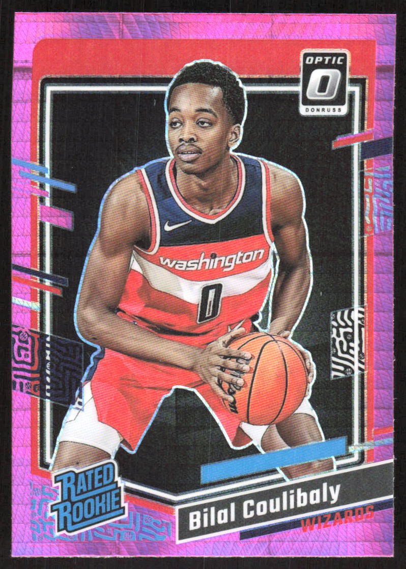 10688F 2023-24 Donruss Optic #243 Bilal Coulibaly Hyper Pink