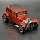 Hot Wheels Redline Classic 32 Ford Vicky Red 1968 Tan Interior Vintage Toy Car