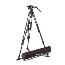 Manfrotto MVK612TWINGA Nitrotech 612 Video Head + Aluminium Twin Leg
