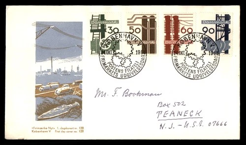 Mayfairstamps Denmark FDC 1968 Utility Poles Combo First Day Cover aaw_30405
