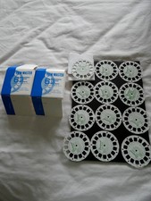 12 VIEW-MASTER PERSONAL STEREO REEL MOUNTS W/ ENVELOPES UNUSED