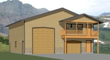 Appartamento 40x42 con garage 1 auto 1 camper - piano PDF - 1.101 piedi quadrati - modello 4
