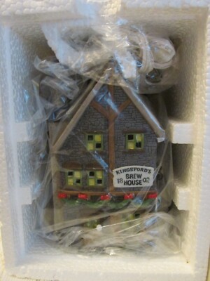 KINGSFORD'S BREW HOUSE 18 置物 NIB Heritage Dickens' Village Collection 