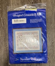 New Vintage Needle N Hoops- Cross Stitch Kit- 439 Serenity Prayer II, 16  X 20  