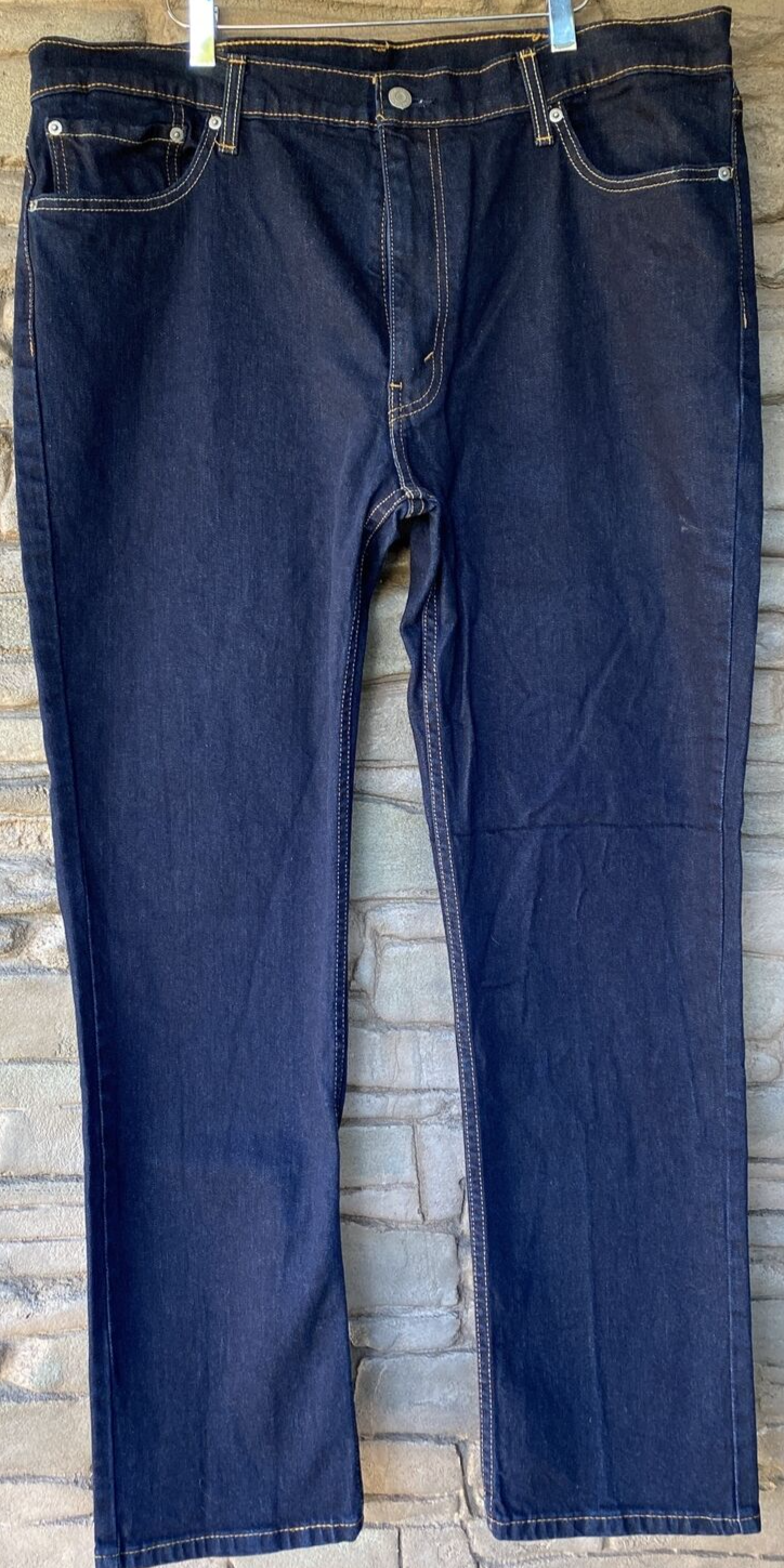 Levi's 511 Jeans Mens 40 x 32 Slim Fit Dark Blue Wash Waterless Denim | eBay