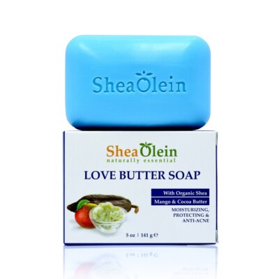 Shea Olein Love Butter Soap with Shea, Mango & Cocoa Butter, 6-pack