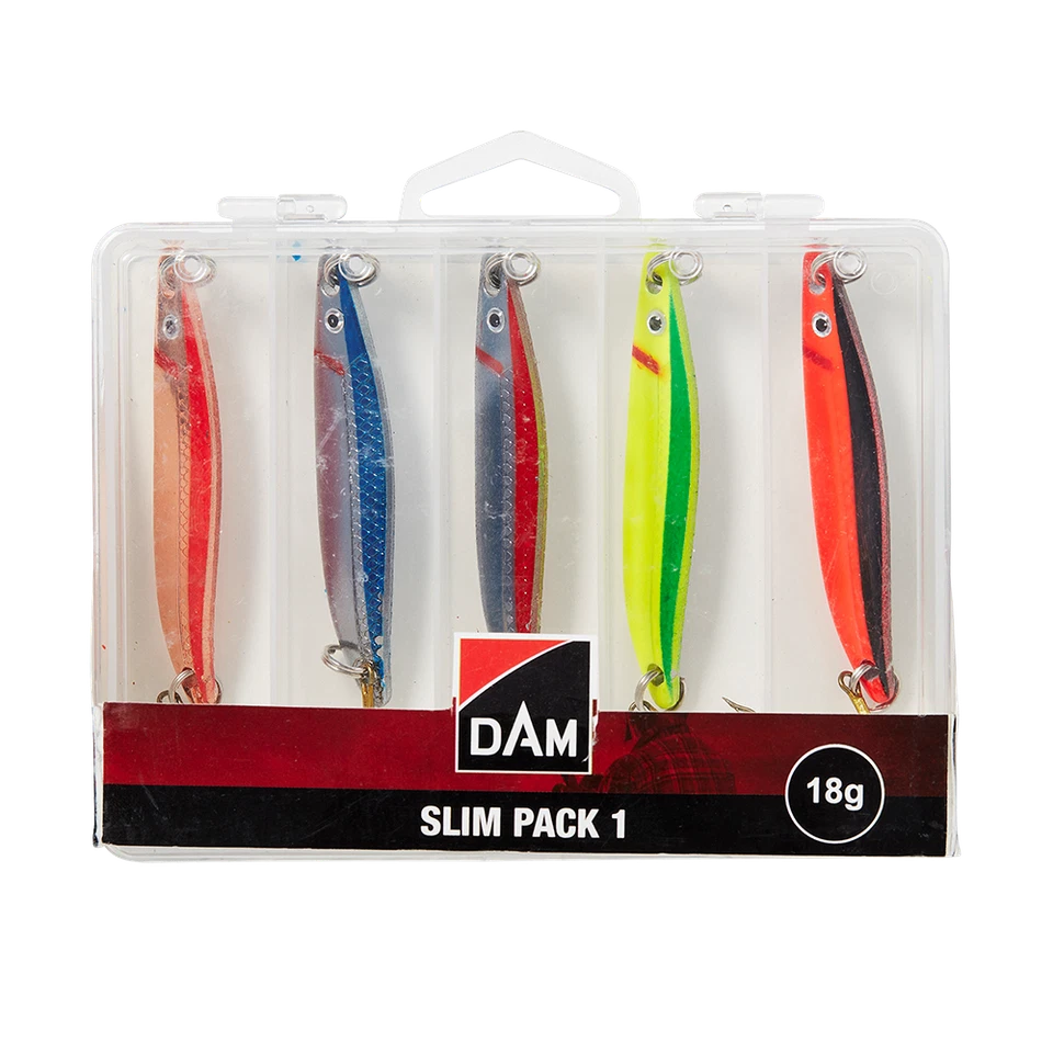 DAM Slim Pack - Mefo-Blinker Set Meerforellenblinker 5 Stück 18g-45g Blinker - Bild 2 von 2