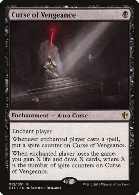 RUSH Magic Card FRANZÖSISCH Fluch der Rache Commander 2016