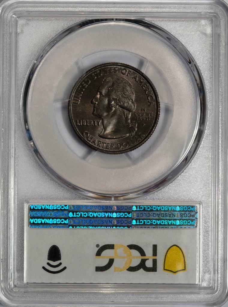 2002 PCGS MS65 Improperly Annealed Planchet Tennessee Quarter Mint