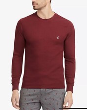 New Mens Ralph Lauren Polo Top Crew Waffle Thermal Top Small Medium Large XL 2XL