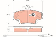 BREMSBELÄGE RENAULT P. CLIO -98-/MEGANE 96-/LOGAN/SANDERO