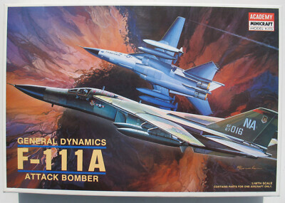ACADEMY 1647 General Dynamics F-111A Attack Bomber 1:48 Flugzeug Bausatz Kit 111
